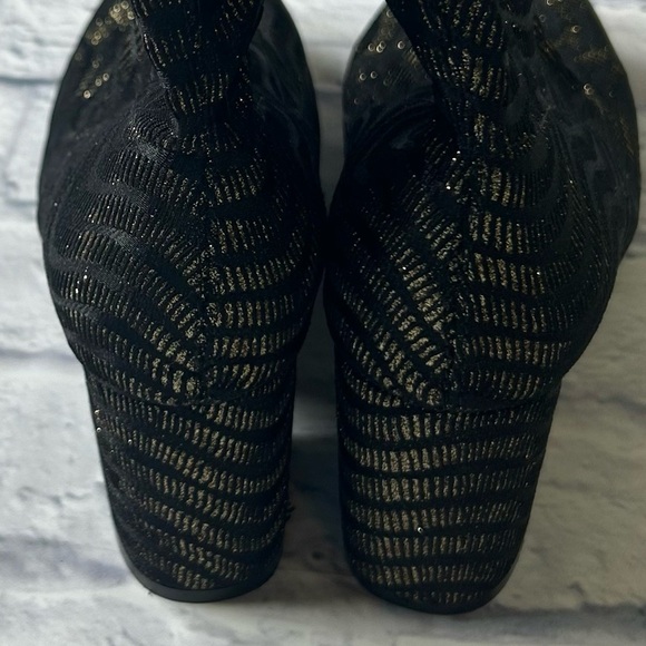 Chic by Lady Coutureny “Starlight” Black and Gold Women's Boots.Size42(10) NWOB. - Picture 10 of 10